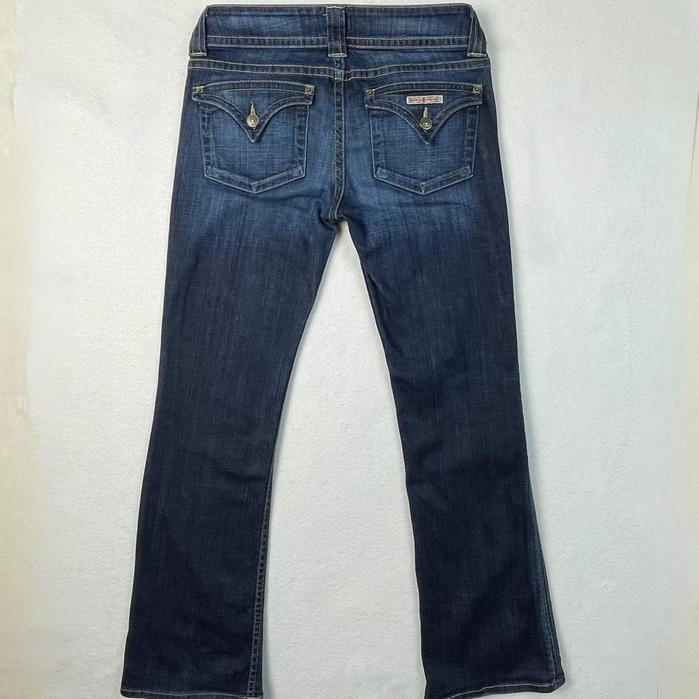 Hudson Jeans Womens Size 29 Low Rise Bootcut Stretch Denim Flap Pockets - Picture 2 of 10
